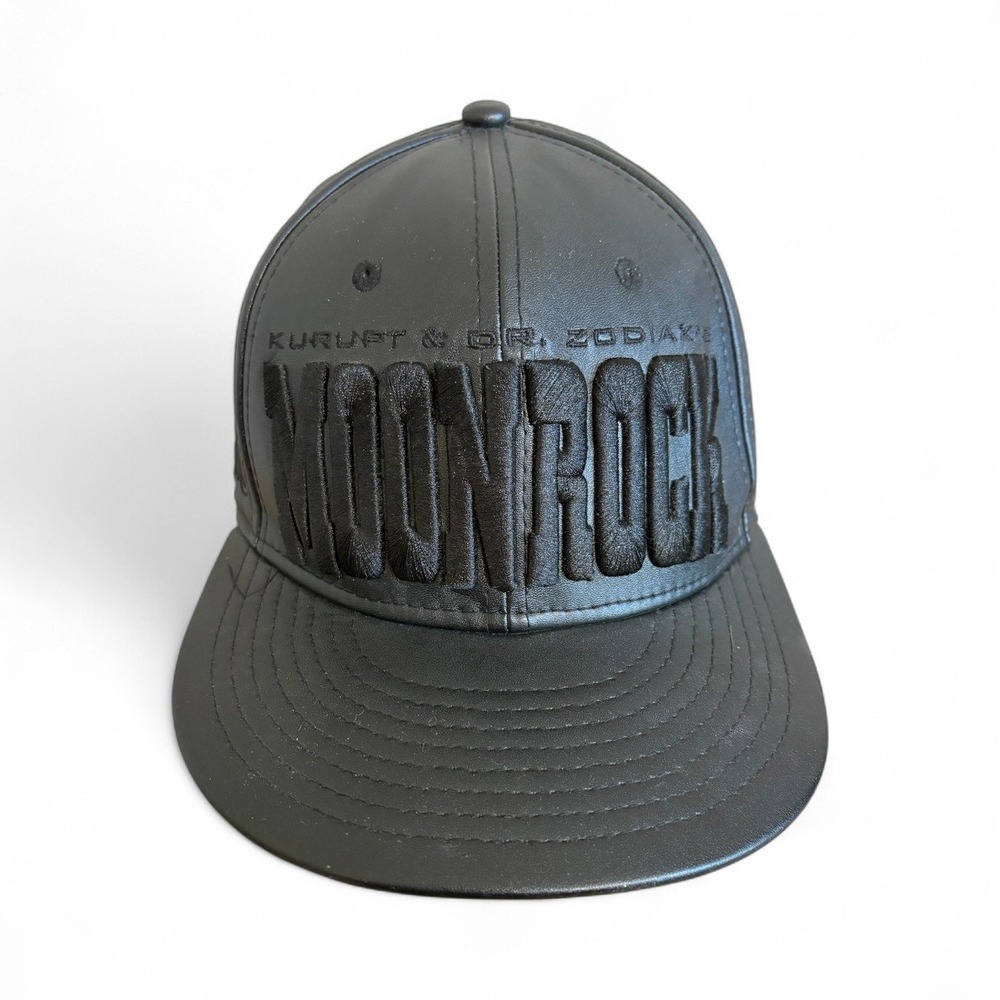 Dr Zodiacs Moonrock Wu Tang Leatherette Snapback Hat‎ Black Mens Large